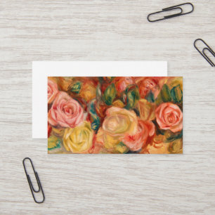 Roses, 1912 by Pierre-Auguste Renoir Business Card