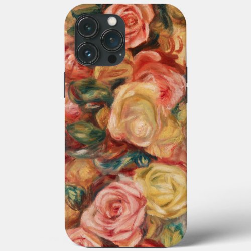 Roses 1912 by Pierre_Auguste Renoir Fine Art iPhone 13 Pro Max Case