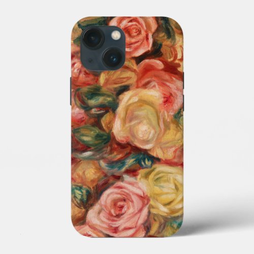 Roses 1912 by Pierre_Auguste Renoir Fine Art iPhone 13 Mini Case