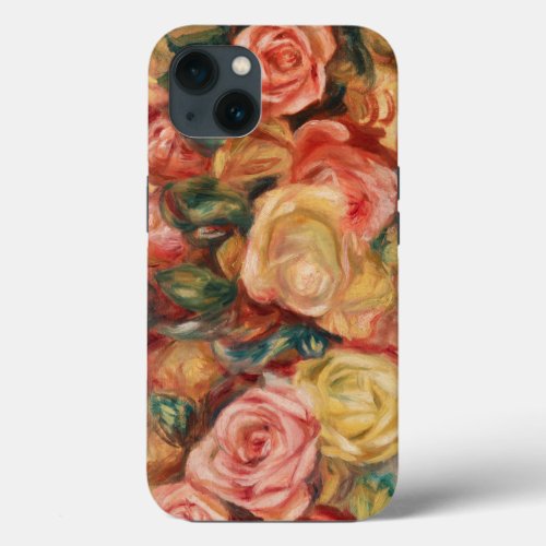 Roses 1912 by Pierre_Auguste Renoir Fine Art iPhone 13 Case