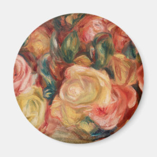Roses (1912) by Pierre-Auguste Renoir Fine Art Magnet