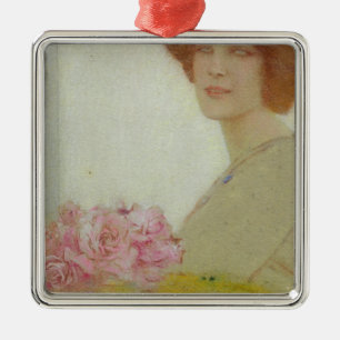 Roses, 1912 metal ornament