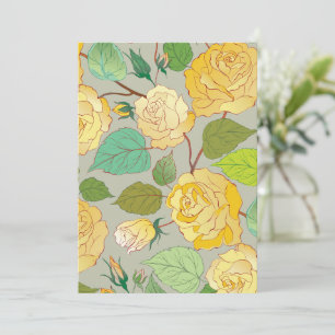 Roses 1 thank you card