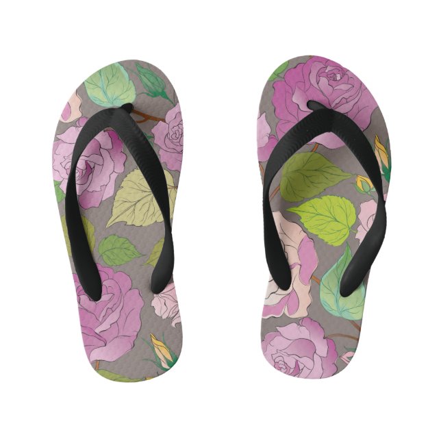 Roses 20 kid's flip flops (Footbed)