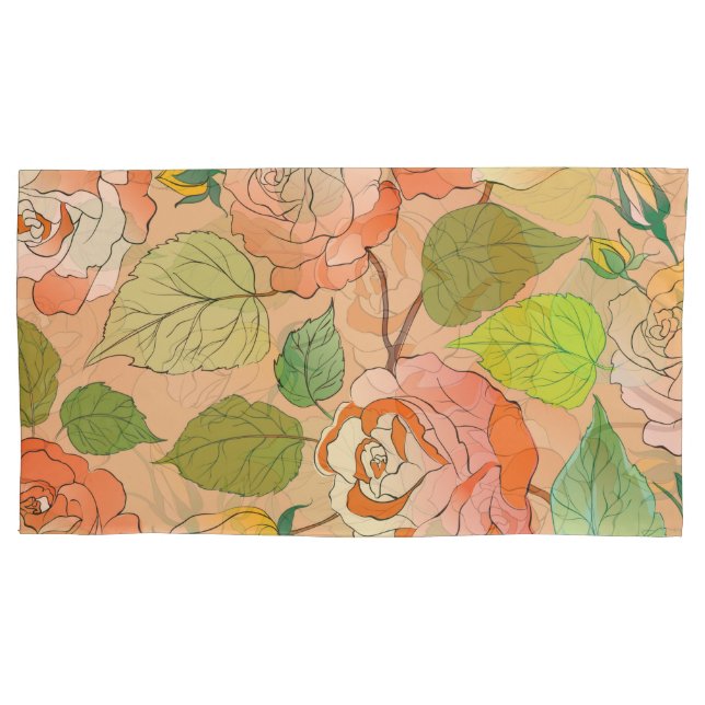Roses 21 pillow case (Front)