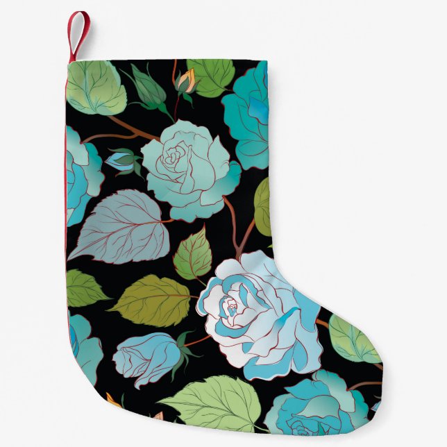 Roses 22 small christmas stocking (Front)