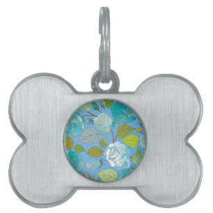 Roses 23 pet ID tag