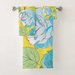 Roses 24 bath towel set