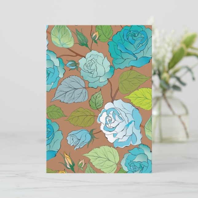 Roses 25 thank you card (Standing Front)