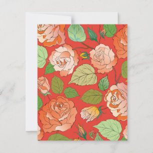 Roses 26 note card