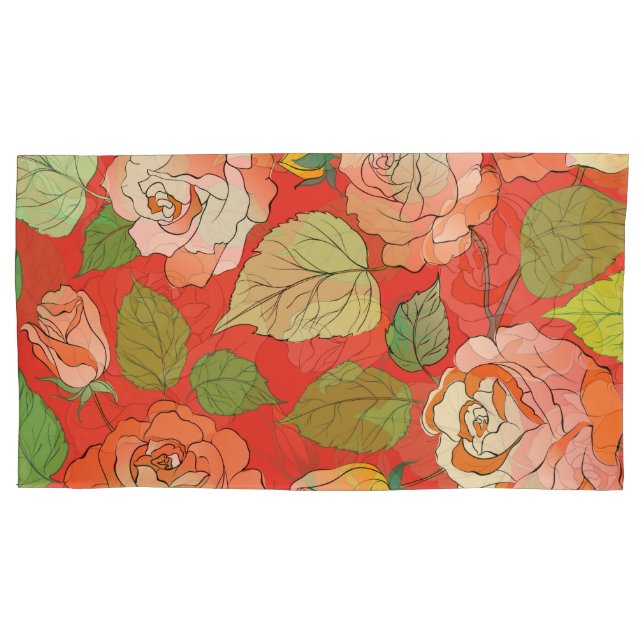 Roses 26 pillow case (Front)