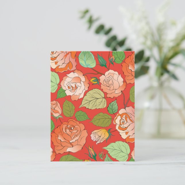 Roses 26 postcard (Standing Front)