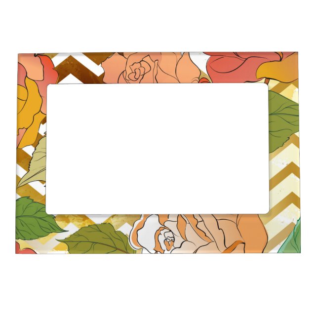 Roses 28 magnetic frame (Front)
