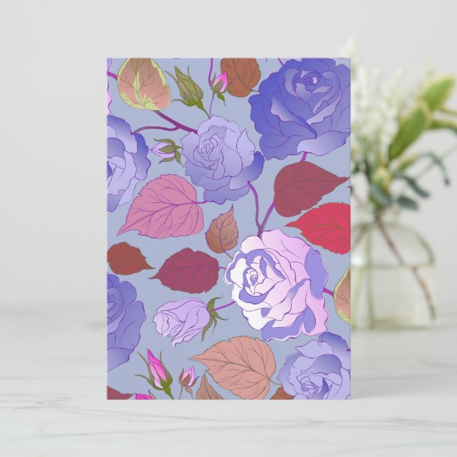 Roses 29 thank you card (Standing Front)