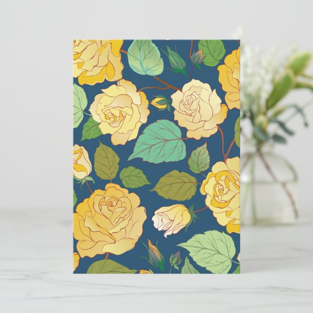 Roses 2 thank you card (Standing Front)