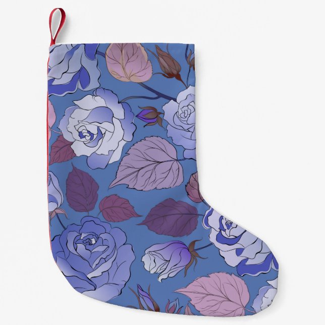 Roses 32 small christmas stocking (Front)