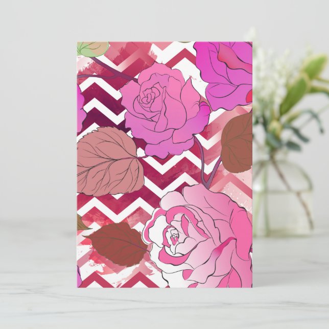 Roses 33 card (Standing Front)