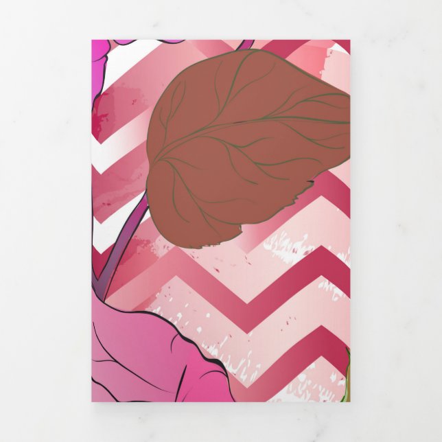 Roses 33 Tri-Fold holiday card (Cover)