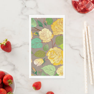 Roses 3 paper guest towels