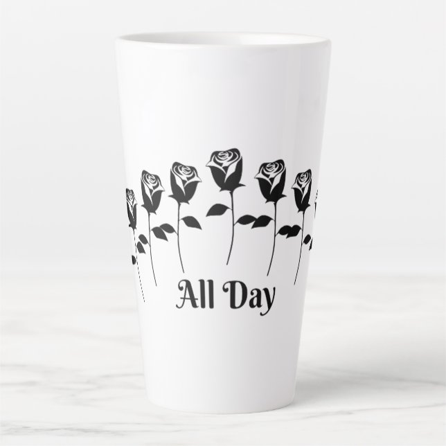 ROSES ALL DAY LATTE MUG (Front)