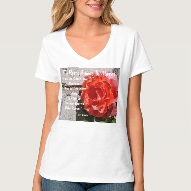Roses Among the Thorns  Women's T-Shirt (Front)