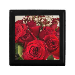 Roses and Baby's Breath  Gift Box