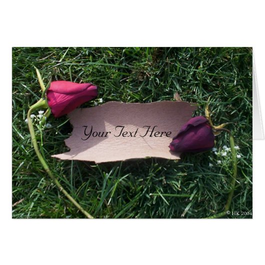 Roses and bark(customizable) (Front Horizontal)