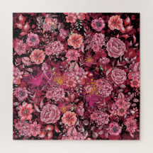 Roses and birds pattern