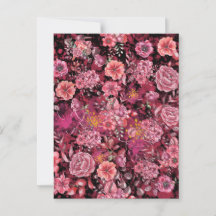 Roses and birds pattern