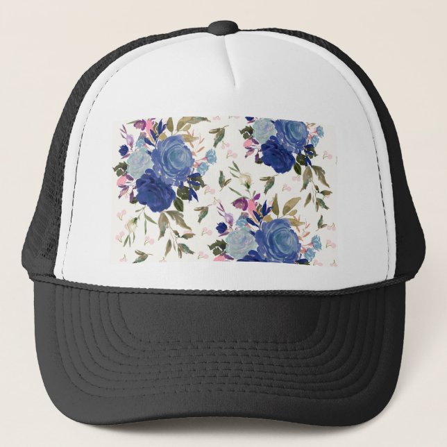 Roses and Cherries Trucker Hat (Front)