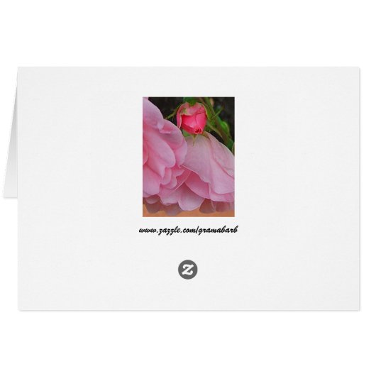 Roses and Chocolates Card (Back Horizontal)