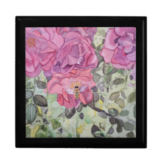 Roses and Columbines Keepsake Box