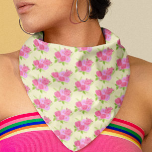 Roses and Dahlias Bandana
