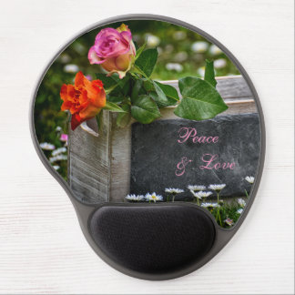 Roses and Daisies Gel Mouse Pad