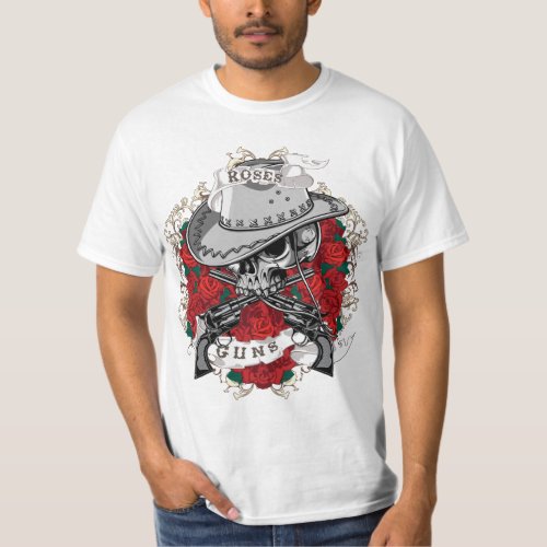 Roses And Guns T_Shirt