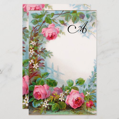 ROSES AND JASMINES FLORAL BEAUTY MONOGRAM