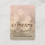 Roses And Lace Business Card at Zazzle