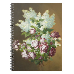 Roses and Lilacs  Notebook