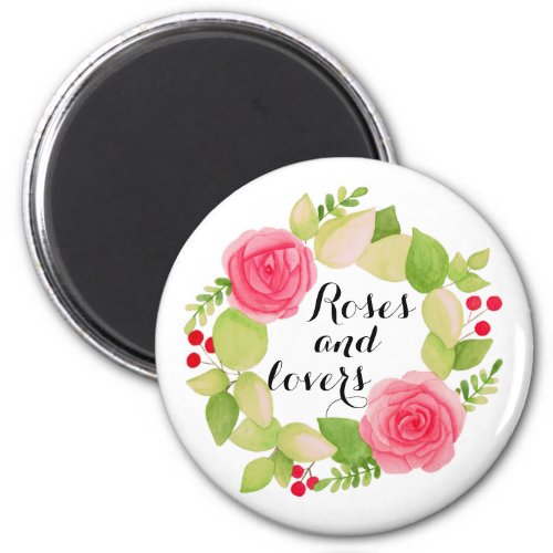 Roses and Lovers magnet