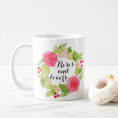 Roses and Lovers Mug