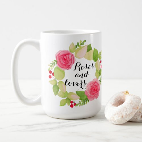Roses and Lovers Mug