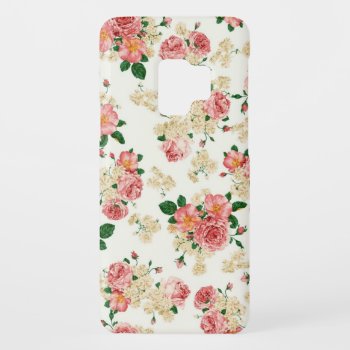 Roses And Magnolias Case-mate Samsung Galaxy S9 Case by ArtsofLove at Zazzle