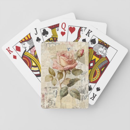 Roses and Memories Playing Cards