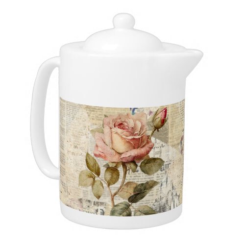 Roses and Memories Teapot