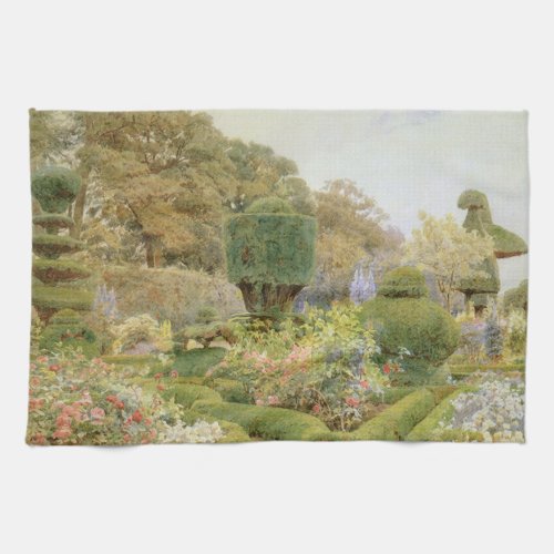 Roses and Pinks by Elgood Vintage English Garden Kitchen Towel