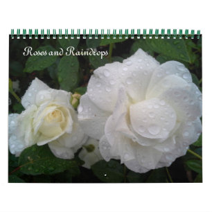 ROSES AND RAINDROPS calendar