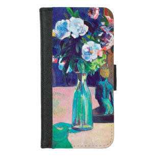 Roses and Statuette, Gauguin iPhone 8/7 Wallet Case
