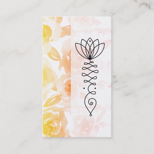  Roses and Wisteria Path of Nirvana Flowers Business Card