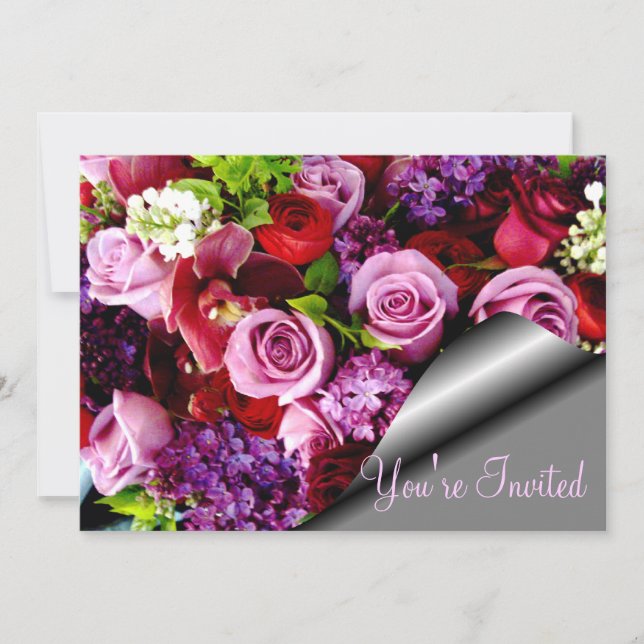 Roses are forever_ invitation (Front)