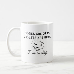 Roses Are Gray Coffee Mug
